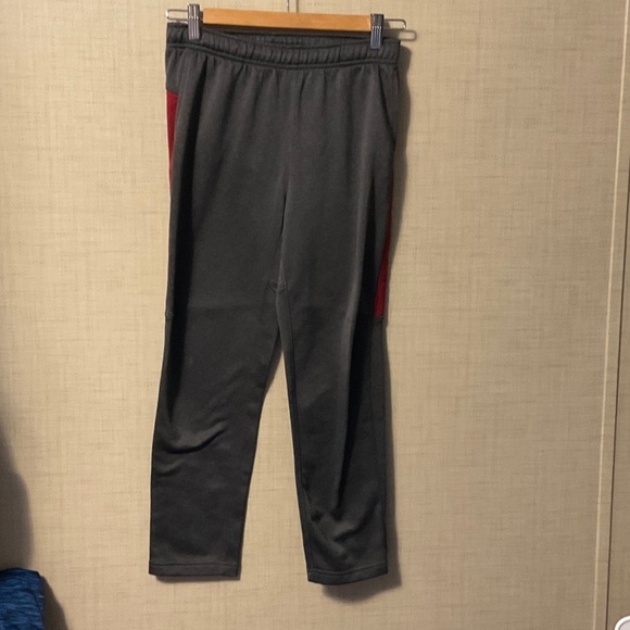 Old Navy Men's Charcoal and Crimson Joggers - Picture 1 of 4